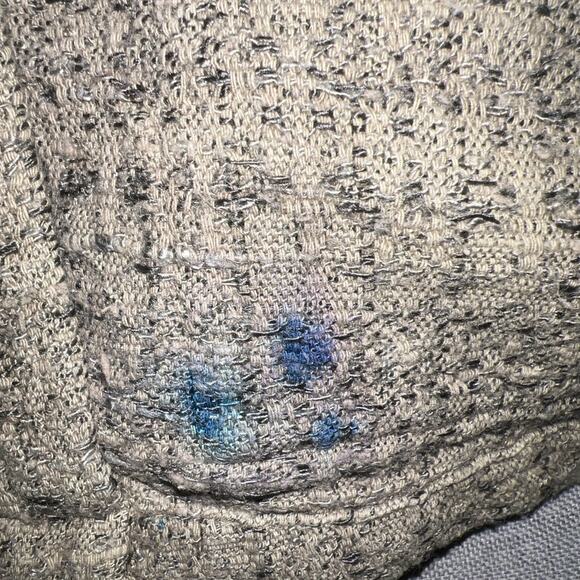 CP Shades Lady Jacket Button Front 4 pockets texture tweed french girl Flax -M - Picture 11 of 11